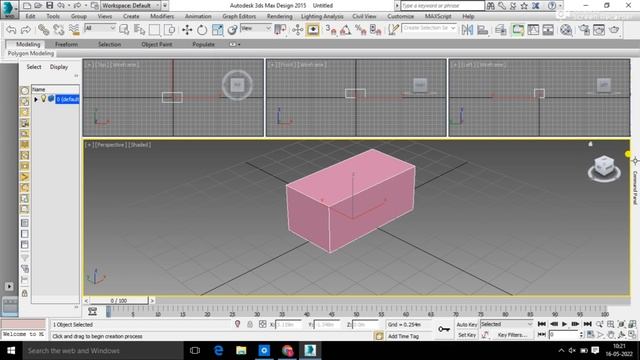 How to chamfer a box | 3ds max TUTORIAL 2 | Simple method | civil engineering смотреть онлайн