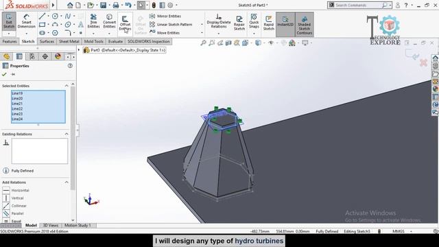 How to Design Egg Tray in SolidWorks Part 1 смотреть онлайн