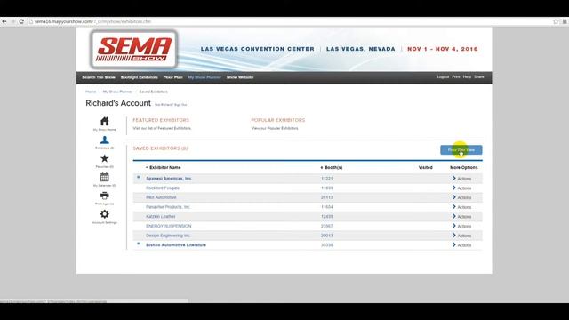 SEMA 2016 - Show Planner/Floor Plan App - Its Amazing смотреть онлайн