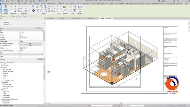 Open 3D View in Revit смотреть онлайн