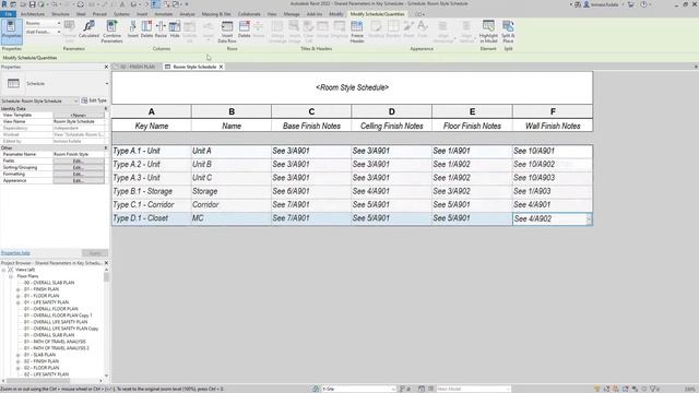 Autodesk Revit 2022 | Shared parameters in key schedules | BIM-software | Cadac Group смотреть онлайн