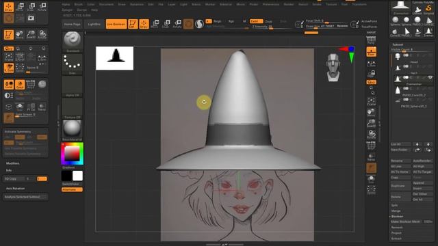 MS3D | ZBrush In Practice | MushroomHat ENG смотреть онлайн