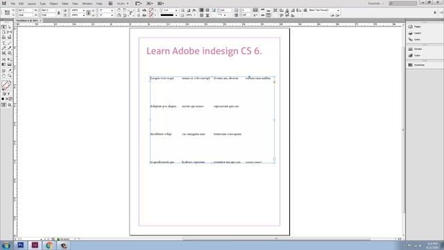 Adobe indesignType tools ( typography) tutorial in Telugu смотреть онлайн
