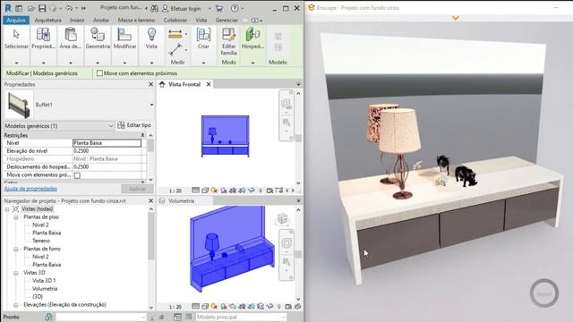 REVIT Import - Buffet Paramétrico смотреть онлайн