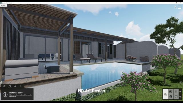 Amazing Exterior -3D Tutorial - Sketchup and Lumion 11 - HD Art Design #23 смотреть онлайн