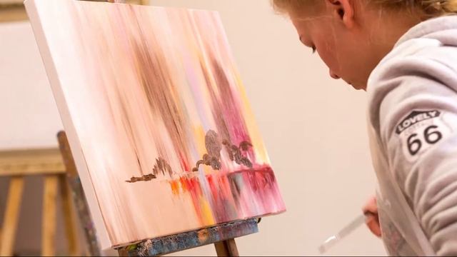 Рисуем пейзаж смотреть онлайн