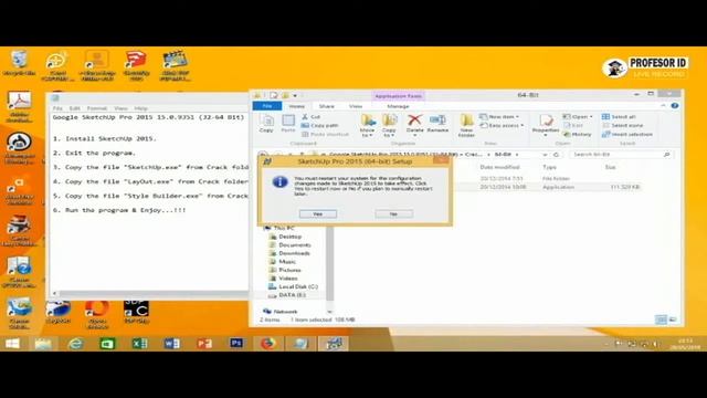 Cara Install Sketch Up Pro 2015 Windows 8! Terbaru! смотреть онлайн