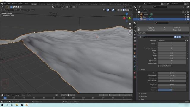 Underwater Scenes in Blender | Part One: Scene Block In, Ocean Simulation and Procedural Ocean Floo смотреть онлайн