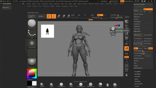 Small things that will make you work like a pro in Zbrush.[ Beginners Tutorial] Part-2 смотреть онлайн