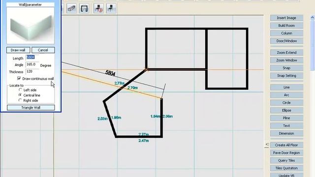 InteriCAD T5 - 2D Design - Drawing Walls смотреть онлайн