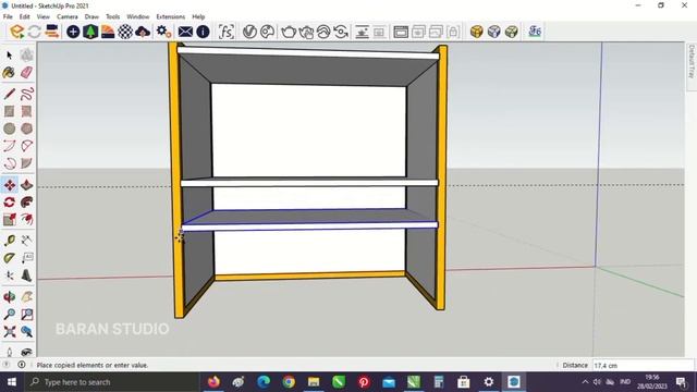 TUTORIAL MEMBUAT DESAIN GEROBAK / BOOTH UNTUK JUALAN DI SKETCHUP - TIMELAPSE смотреть онлайн