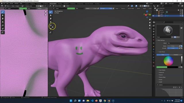 3D Character Creation Blender Basic Texturing смотреть онлайн