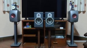 KEF LS50 Wireless II with TIDAL sound test.
