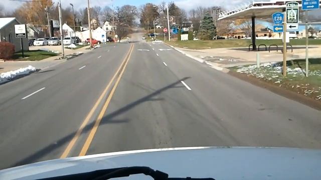 Coming into Anamosa, IA on highway 64 смотреть онлайн