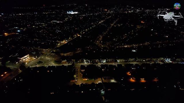 4k UHD Night Mode Camera & Flight Review, New Hubsan Zino Mini Pro Drone Aerial View of Town смотреть онлайн