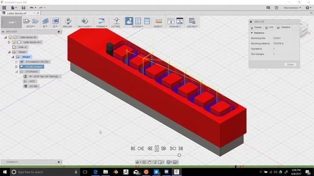 Preview of toolpath on Fusion 360 смотреть онлайн
