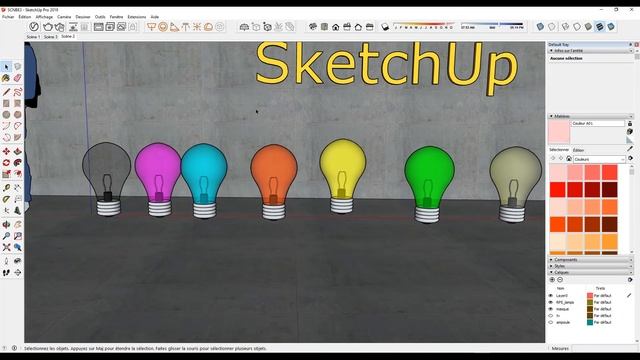 VRAY/SketchUp - Mesh Light et Emissive material...pour y voir clair смотреть онлайн
