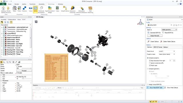 SolidWorks Composer - Lägg till en BOM till partlistan смотреть онлайн