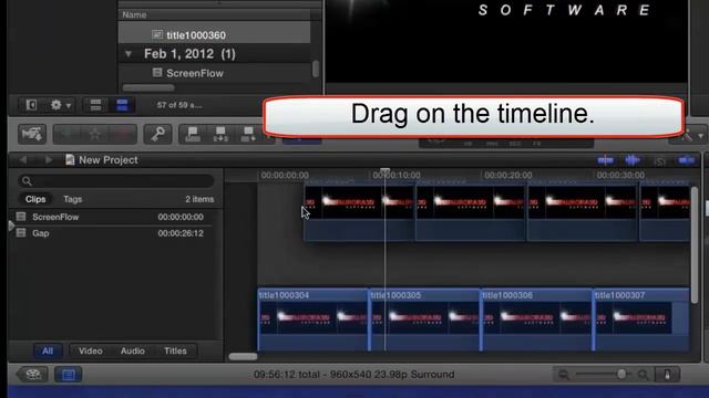How to Import Image Sequence into Final Cut Pro X (FCPX) смотреть онлайн