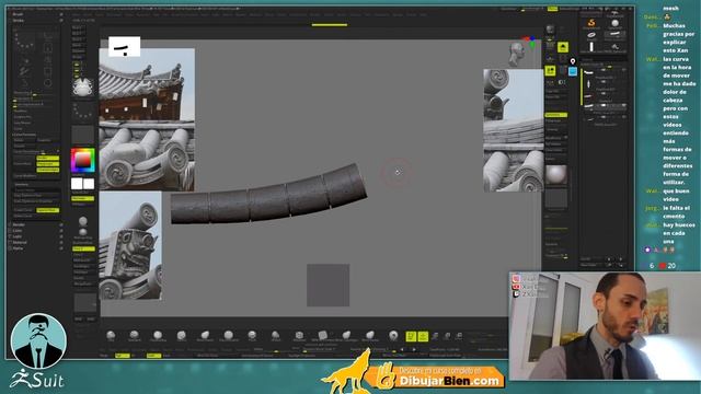 Los lunes de ZBrush 2021.6 - Esculpimos un tejado japonés!! смотреть онлайн