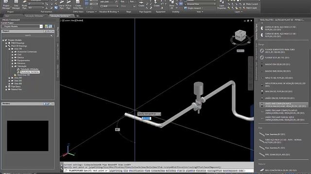 Auto Cad Plant 3D - Tubulação Sanitárias - Parte 01 смотреть онлайн