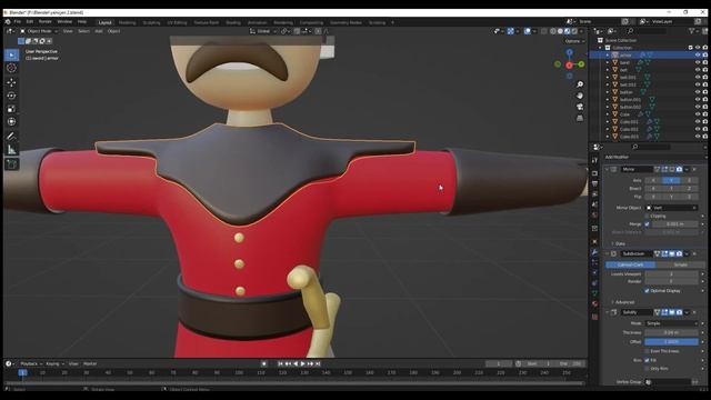Ottoman Janissary modelling & walkcycle timelapse tutorial | Blender смотреть онлайн