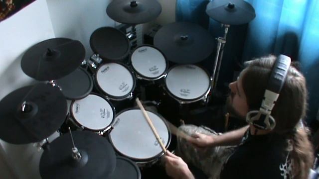 Entombed - Through the Collonades (drum cover) смотреть онлайн