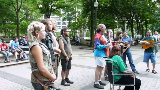 Philly Folk play John Cage's 4'33" - Conducted by Reverand TJ McGlinchey - take 1 смотреть онлайн