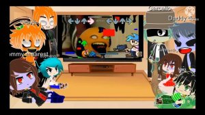 реакция на orange glitch fnf gacha club 🇷🇺 перезалив