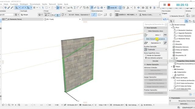 WF Archicad - Platibanda Inclinada смотреть онлайн