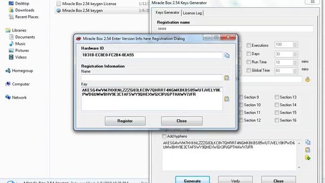 mircale box 2 54 crack error fix acces violation at adrdress смотреть онлайн