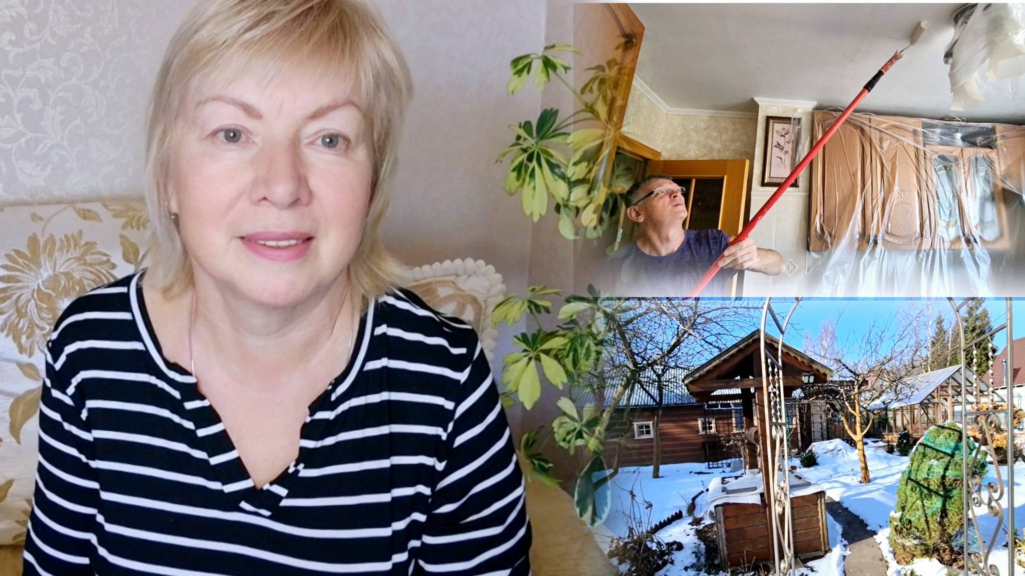 Ремонт не кончается.Красим кухню.Молнии в глазах.Покупки.Дача.Ужин. смотреть онлайн