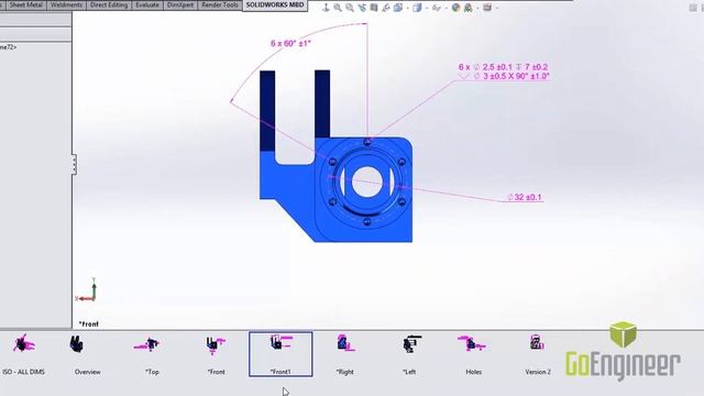 SOLIDWORKS MBD смотреть онлайн