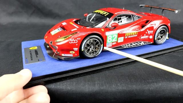 Looksmart 1/18 Ferrari 488 GTE unbox & review смотреть онлайн