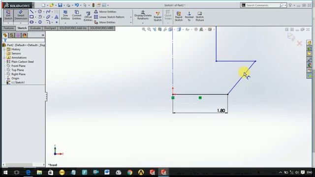 SolidWork Tutorial | Designing machine element смотреть онлайн