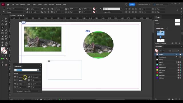 How To Make A Clipping Mask In Adobe InDesign смотреть онлайн