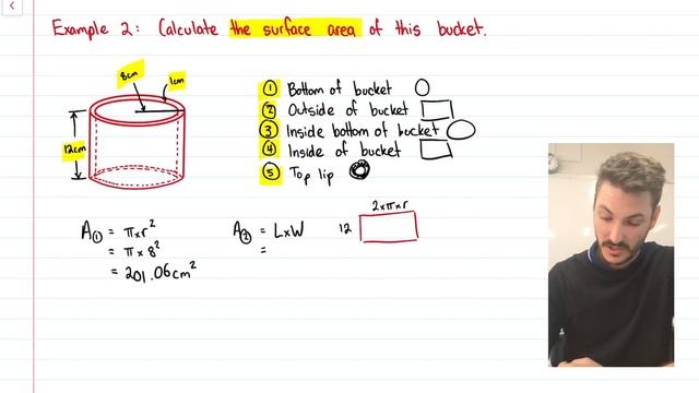 Calculating the surface area of an irregular/composite 3D object смотреть онлайн