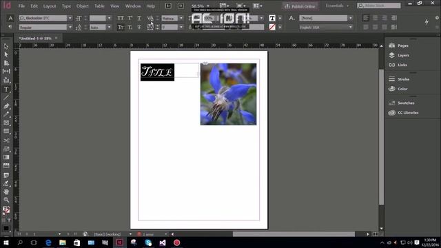 5 Adobe Indesign How To Insert Image And Text In Hazaragi Language Lesson 5 смотреть онлайн