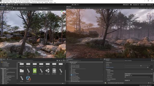 Volumetric Lights in HDRP with Unity 2019.3! (Tutorial) смотреть онлайн
