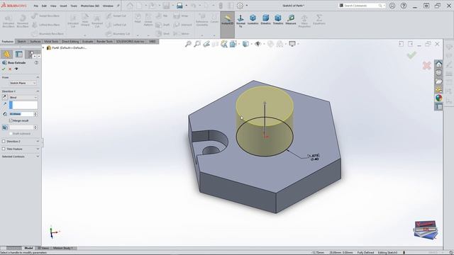 SolidWorks Part Exercise 7 смотреть онлайн
