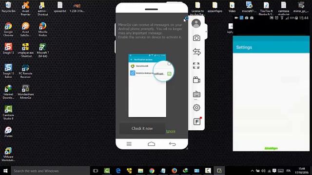 wondershare تتبيث وحل مشكلة الاتصال بالواي فاي | شاشة الهاتف على الحاسوب смотреть онлайн