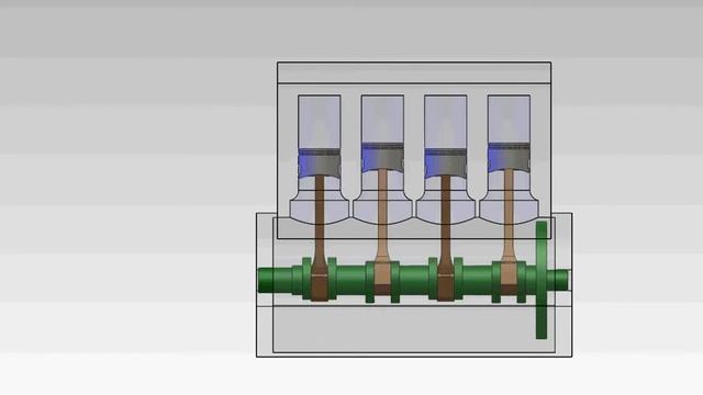 4 Cylinder In-line assembly смотреть онлайн