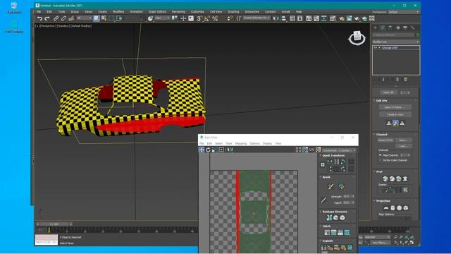 3DS Max simple Unwrap UVW Mapping смотреть онлайн