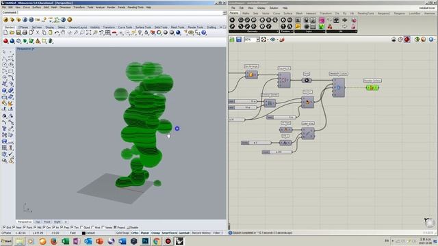 Metaball Tower Rhino Grasshopper Tutorial смотреть онлайн