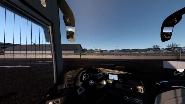 ETS2 Setra Flixbus Coach Trip from Cambridge(UK) to Rotterdam(NL) via Folkestone Channel Tunnel смотреть онлайн