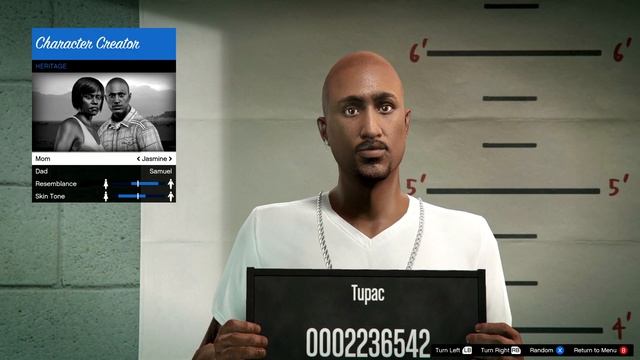 How To Look Like 2PAC In GTA 5 Online