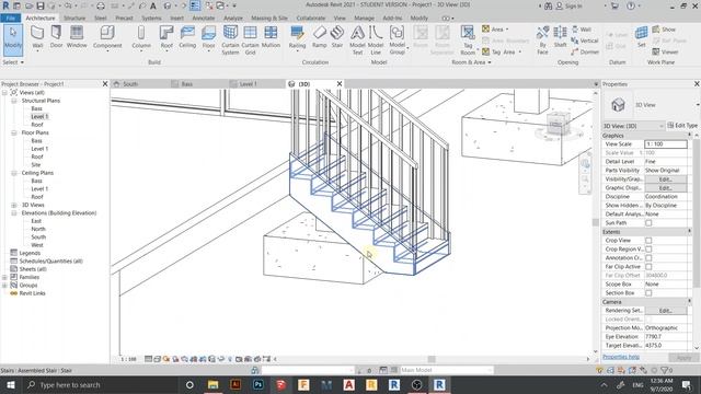 REVIT BEGINNER - Model Vacation House complete project in Revit 2021 смотреть онлайн