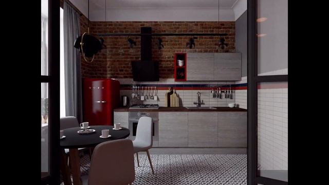 Пролёт камеры в интерьере (3D тест) смотреть онлайн