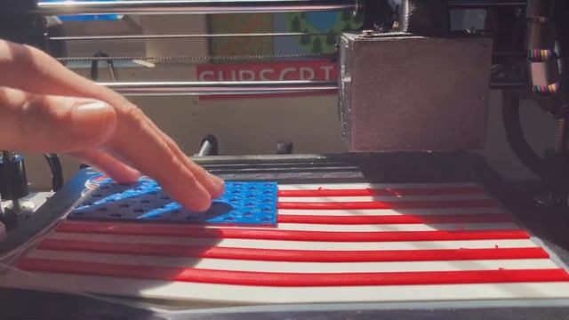 I 3D-PRINTED AND DESIGNED THE AMERICAN FLAG!!! | 4th Of July Special (Short Number 5) смотреть онлайн