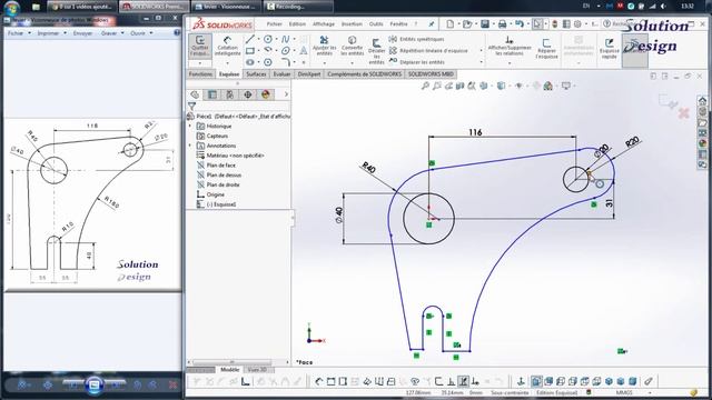 solidworks tuto | Practice 2 full HD for beginners смотреть онлайн